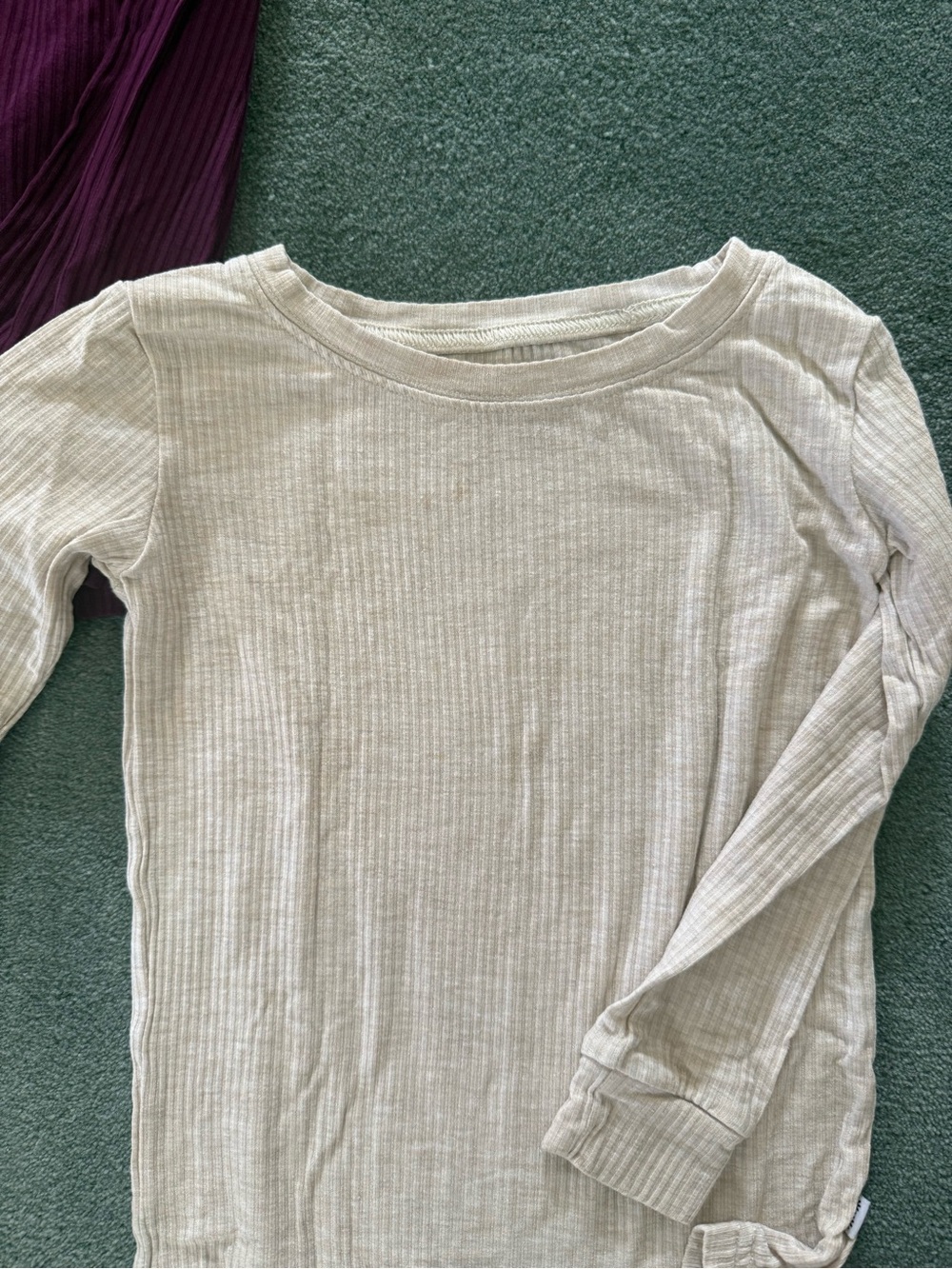 Set of 2 Ribbed Little Sleepies Pajama Sets - Picture 2 of 4